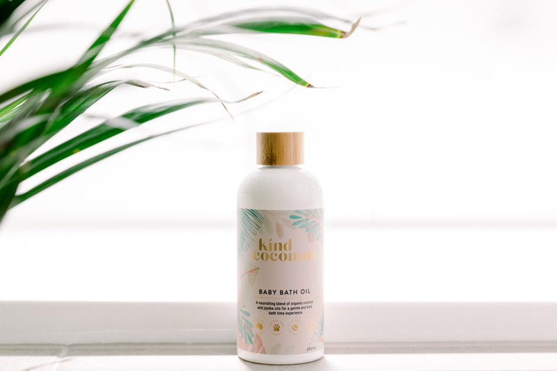 Kind Coconuts natural blooming baby bath oil